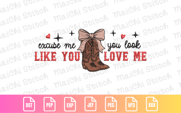 Cute Cowboy Boot with Bow: A Western-Inspired Embroidery Review