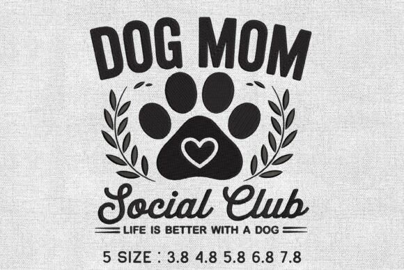 Dog Mom Social Club Paw Embroidery Review
