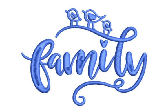 Family Quote 10x10cm Embroidery Design Review