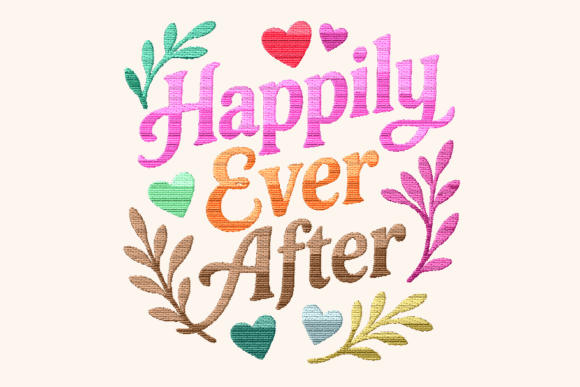 Happily Ever After Lettering for Boutique Apparel