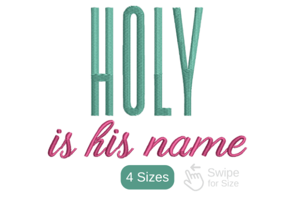 Holy is His Name Embroidery: A Designer’s Review