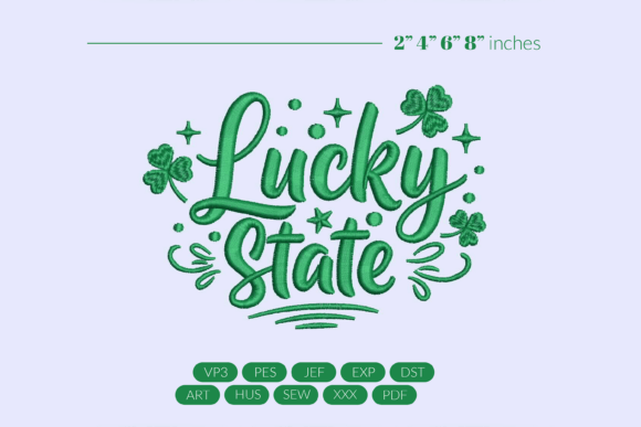 Lucky State Embroidery Design: A Seasonal Review