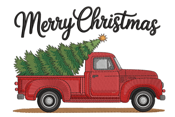 Merry Christmas Truck – Festive Review for Embroidery Sellers