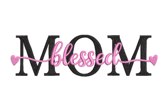 Mom Blessed Script: A Craft Fair Embroidery Review