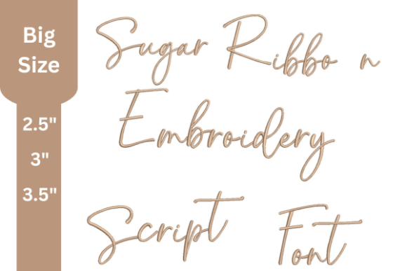 Sugar Ribbon Script: A Holiday Embroidery Font Review